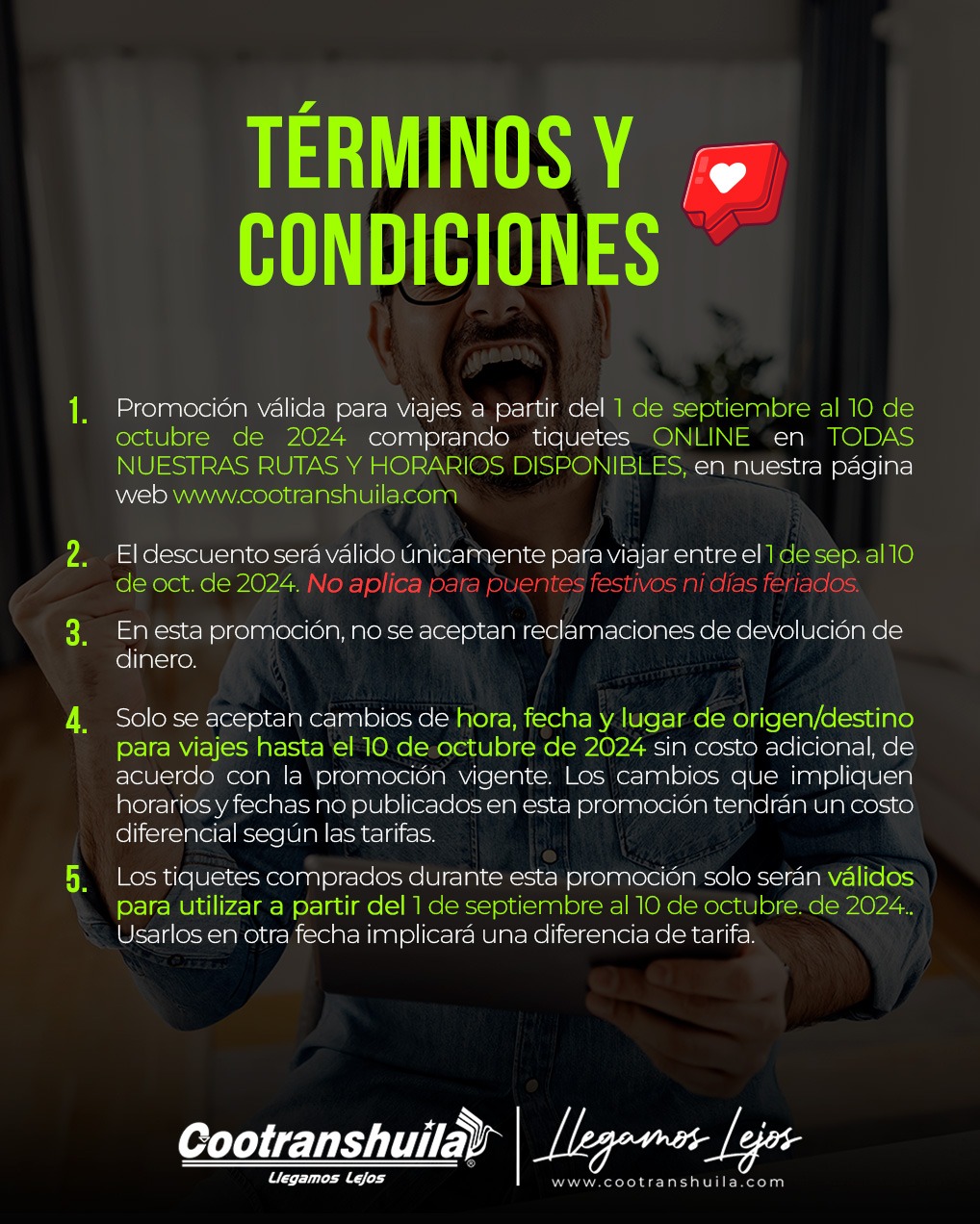 Términos y Condiciones